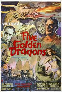 Постер Пять золотых драконов