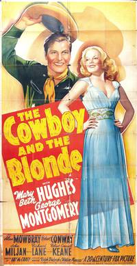 Постер The Cowboy and the Blonde