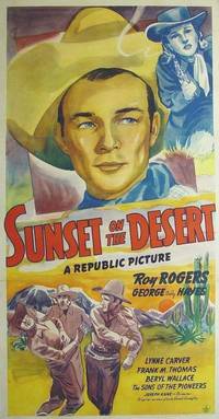 Постер Sunset on the Desert
