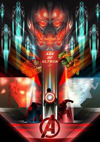 Постер Мстители: Эра Альтрона 3D