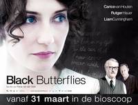 Постер Черные бабочки