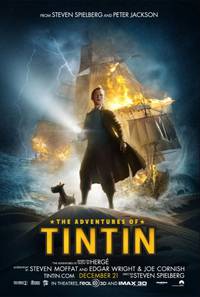 Постер Приключения Тинтина: Тайна единорога 3D