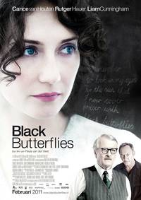 Постер Черные бабочки