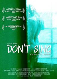 Постер Don't Sing