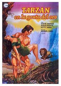 Постер Тарзан в золотой пещере