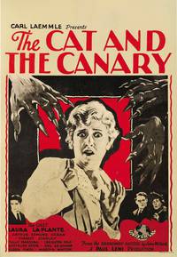Постер Кот и канарейка