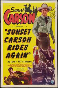 Постер Sunset Carson Rides Again