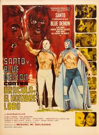 Постер Santo y Blue Demon vs Drácula y el Hombre Lobo