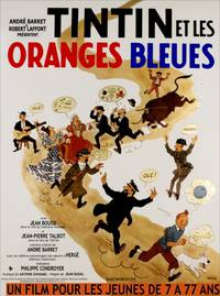 Постер Тинтин и голубые апельсины