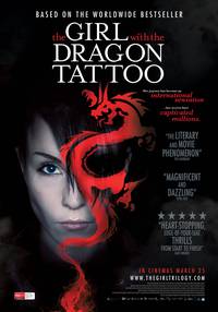Постер Девушка с татуировкой дракона