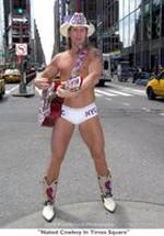 The Naked Cowboy фото