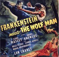 Постер Франкенштейн встречает Человека-волка
