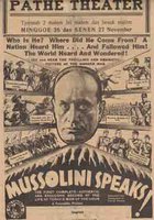 Муссолини говорит!